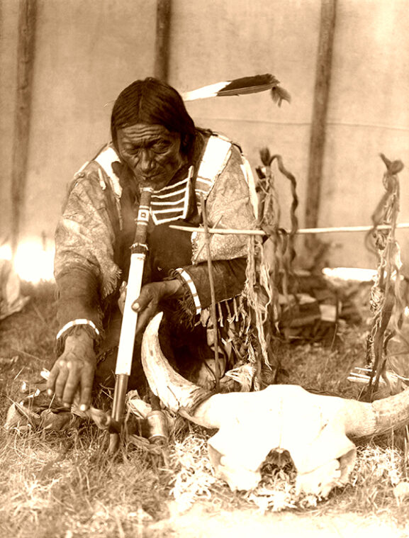 Lakota with Chanupa